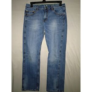 Wrangler Retro Jeans Men 34x32 (34x31) Blue Slim Straight Cowboy Western Rodeo